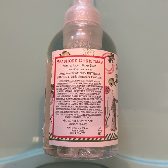 NWT michel for body & soul. Seashore Christmas foaming hand soap - Picture 4 of 4